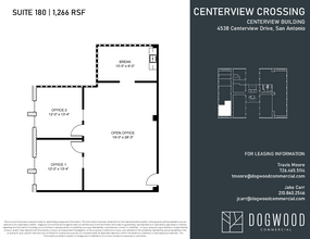 4538 Centerview Dr, San Antonio, TX en alquiler Plano de la planta- Imagen 1 de 1