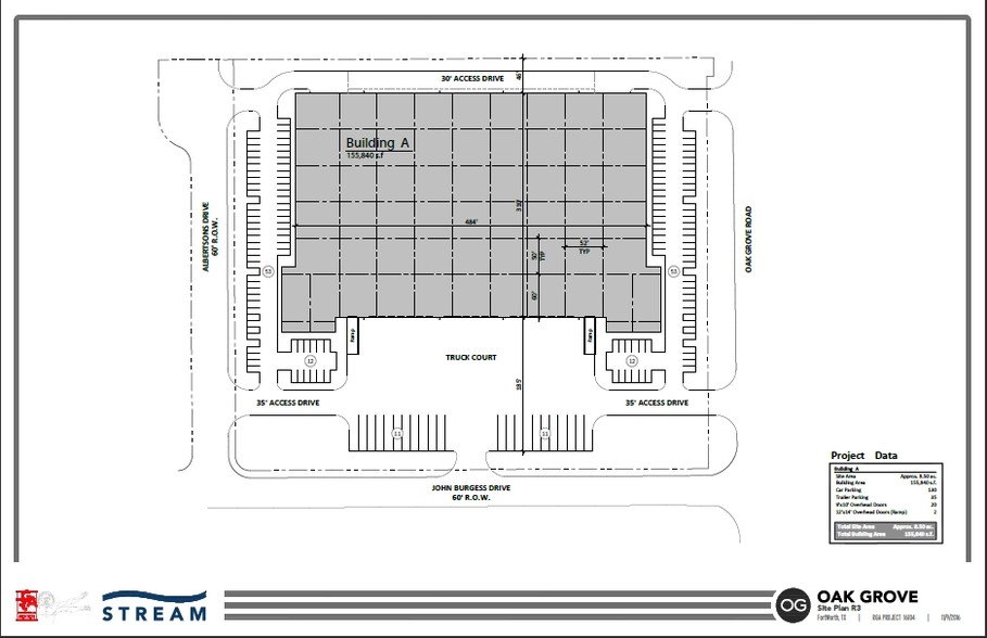 7605 Oak Grove Rd, Fort Worth, TX en alquiler - Plano del sitio - Imagen 2 de 2