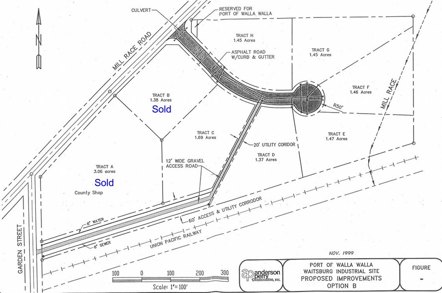 Garden St, Waitsburg, WA en venta - Plano del sitio - Imagen 2 de 2