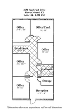 2651 Sagebrush Dr, Flower Mound, TX en alquiler Plano de la planta- Imagen 1 de 1