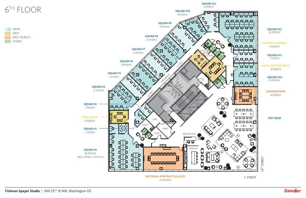 900 19th St NW, Washington, DC en alquiler Plano de la planta- Imagen 1 de 9