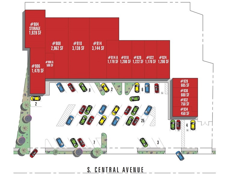 906-936 S Central Ave, Compton, CA en alquiler - Plano del sitio - Imagen 2 de 2