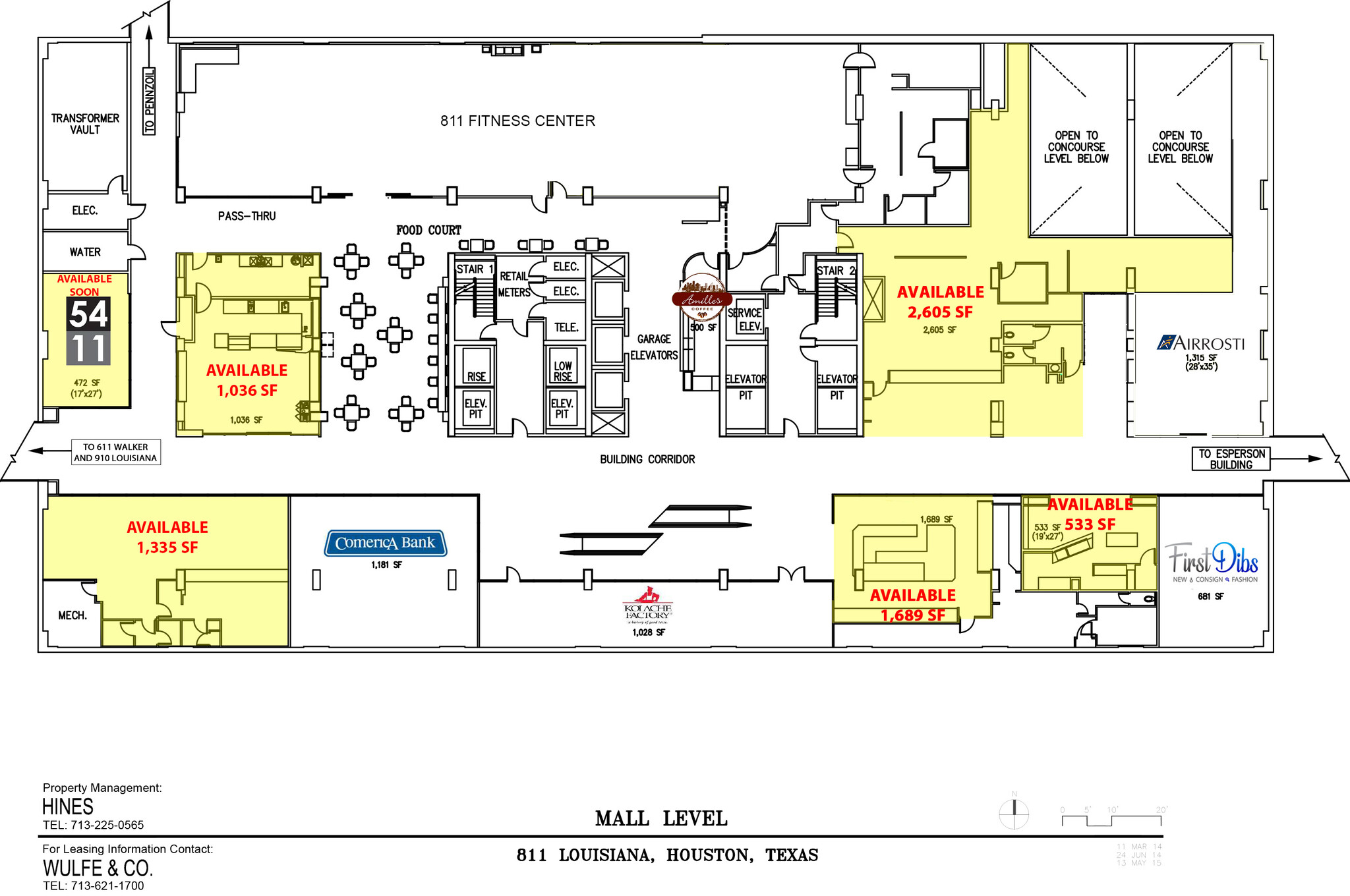 811 Louisiana St, Houston, TX en alquiler Plano del sitio- Imagen 1 de 1