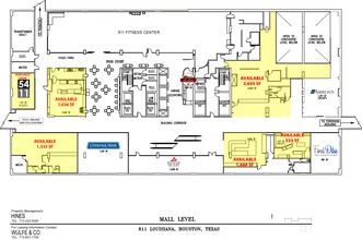 811 Louisiana St, Houston, TX en alquiler Plano del sitio- Imagen 1 de 1