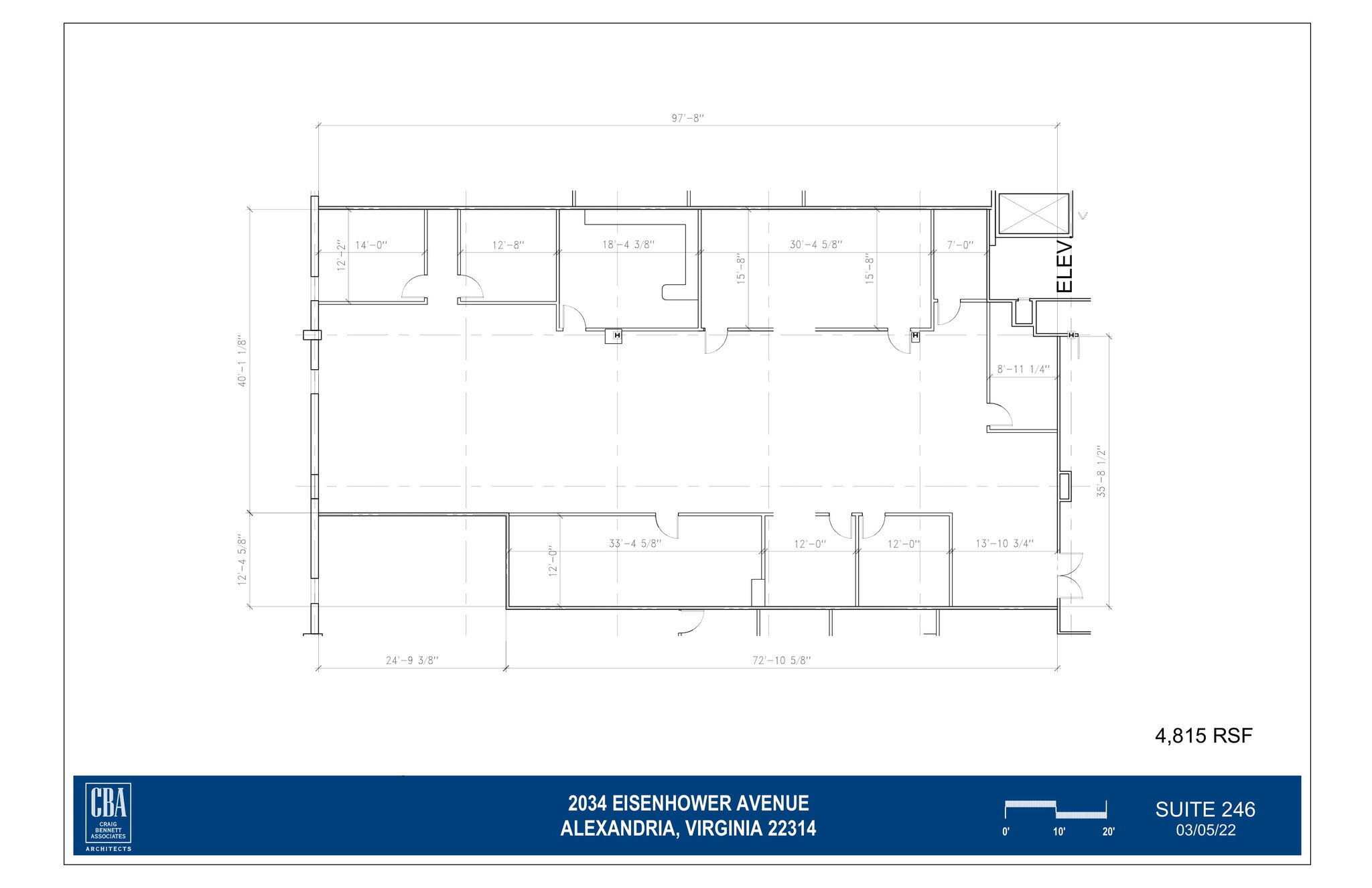 2034 Eisenhower Ave, Alexandria, VA en alquiler Plano de la planta- Imagen 1 de 1