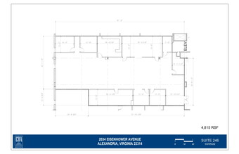 2034 Eisenhower Ave, Alexandria, VA en alquiler Plano de la planta- Imagen 1 de 1