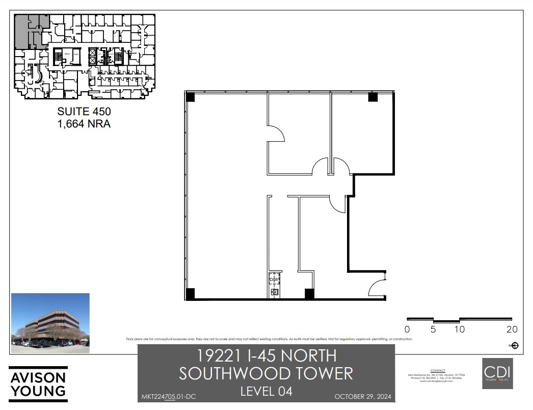 19221 Interstate 45 S, Shenandoah, TX en alquiler Plano de la planta- Imagen 1 de 1