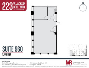 223 W Jackson Blvd, Chicago, IL en alquiler Plano de la planta- Imagen 1 de 1