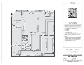 197-201 Portland St, Boston, MA en alquiler Plano del sitio- Imagen 2 de 2