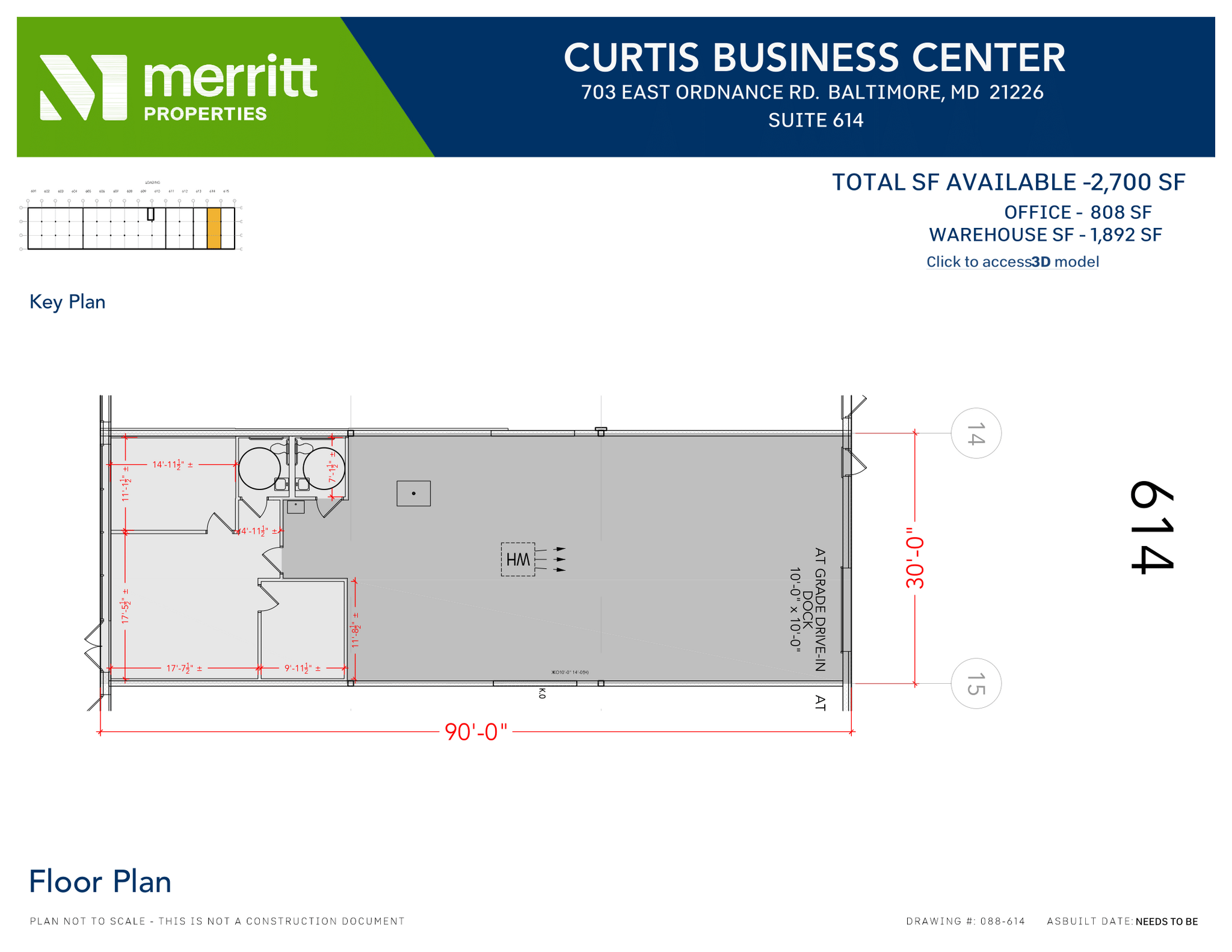 713 E Ordnance Rd, Baltimore, MD en alquiler Plano de la planta- Imagen 1 de 1