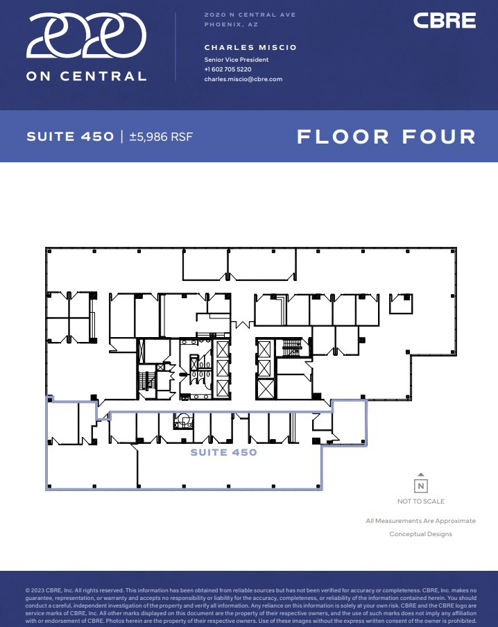 2020 N Central Ave, Phoenix, AZ en alquiler Plano de la planta- Imagen 1 de 1