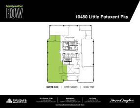 10480 Little Patuxent Pky, Columbia, MD en alquiler Plano de la planta- Imagen 1 de 2