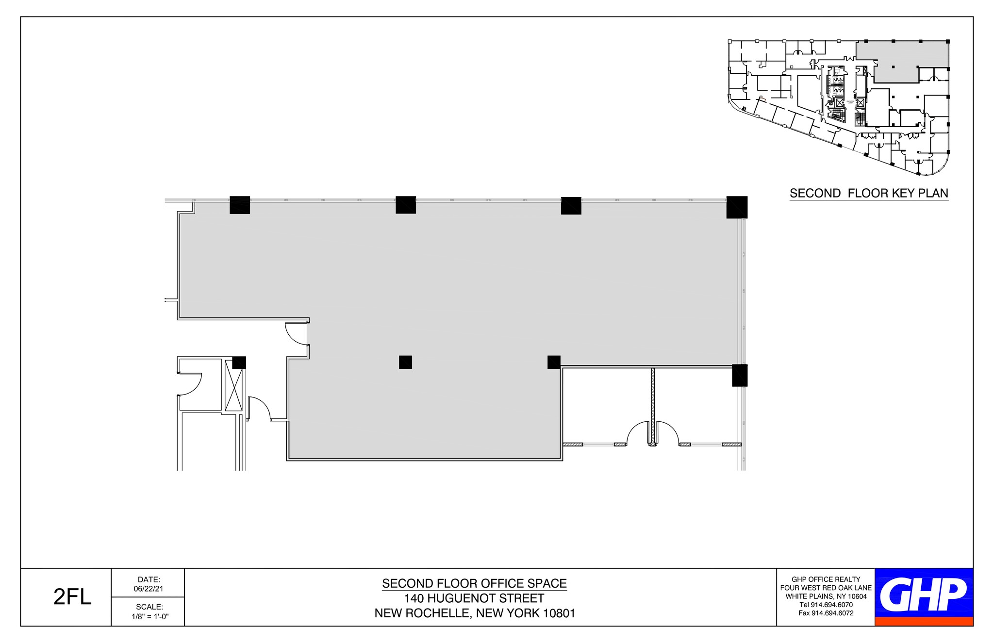 140 Huguenot St, New Rochelle, NY en alquiler Plano del sitio- Imagen 1 de 1