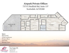 7575 E Redfield Rd, Scottsdale, AZ en alquiler Plano del sitio- Imagen 1 de 1