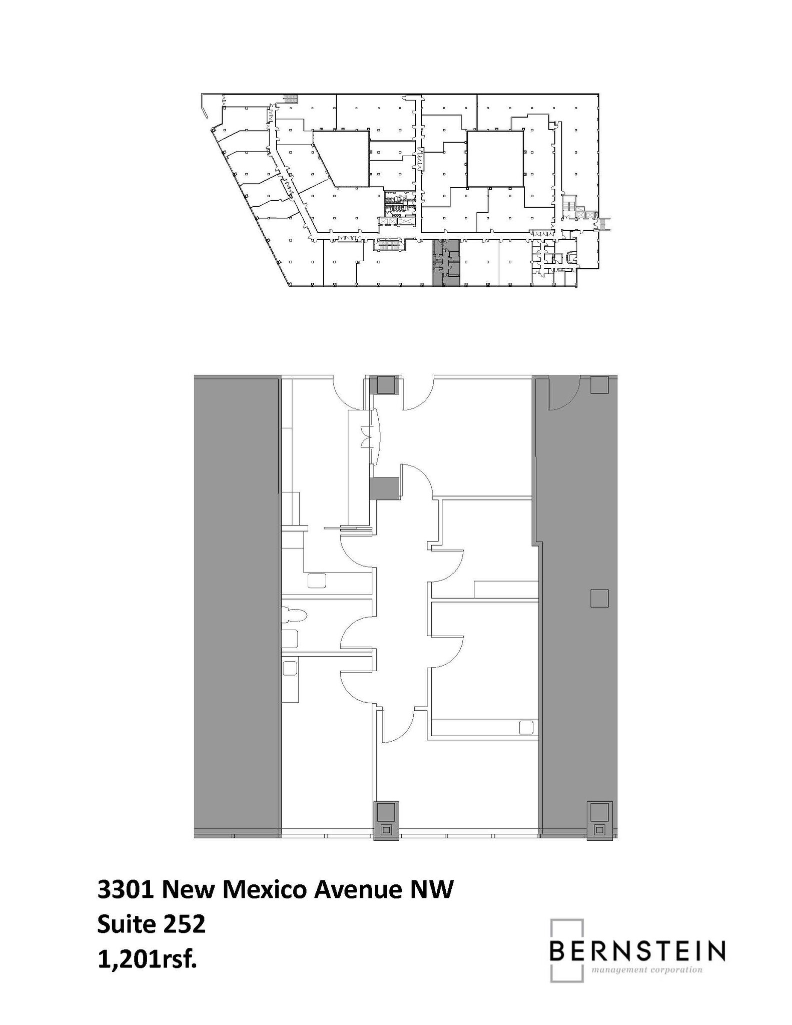 3301 New Mexico Ave NW, Washington, DC en alquiler Plano de la planta- Imagen 1 de 1