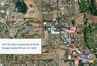 597 E State Route 89A, Cottonwood, AZ - VISTA AÉREA  vista de mapa