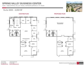 4440-4460 Spring Valley Rd, Dallas, TX en alquiler Plano de la planta- Imagen 1 de 1