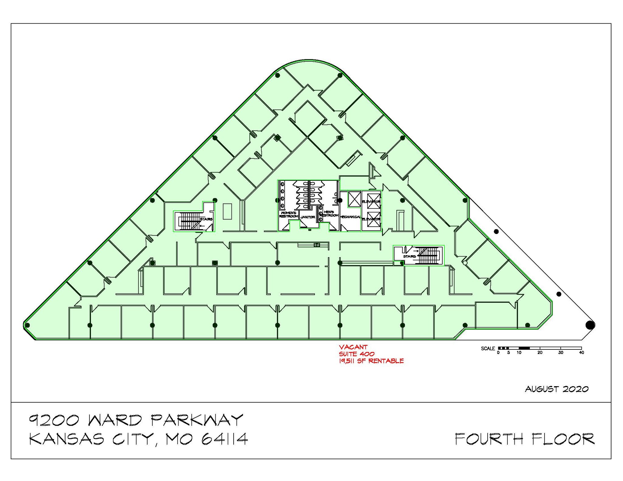 9200 Ward Pky, Kansas City, MO en alquiler Plano de la planta- Imagen 1 de 1