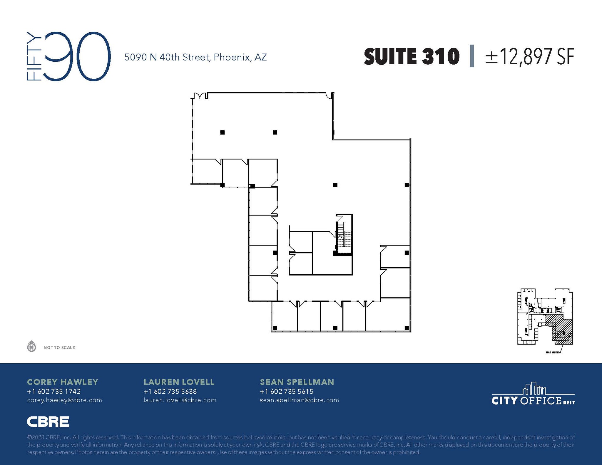 5090 N 40th St, Phoenix, AZ en alquiler Plano de la planta- Imagen 1 de 1