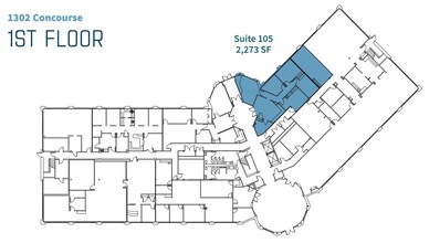 1302 Concourse Dr, Linthicum, MD en alquiler Plano de la planta- Imagen 1 de 1