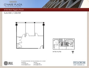 8725 W Higgins Rd, Chicago, IL en alquiler Plano de la planta- Imagen 1 de 1