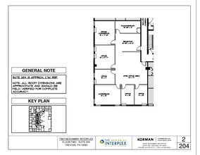 2 Neshaminy Interplex, Trevose, PA en alquiler Plano de la planta- Imagen 1 de 1