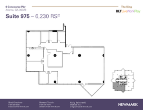 6 Concourse Pky NE, Atlanta, GA en alquiler Plano de la planta- Imagen 1 de 1