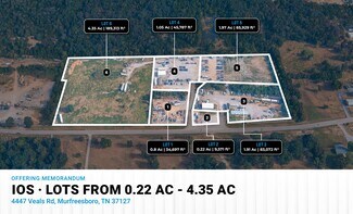 Más detalles de 4447 Veals Rd, Murfreesboro, TN - Terreno en alquiler