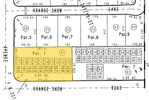 290 W Orange Show Rd, San Bernardino, CA en venta - Plano de solar - Imagen 2 de 17