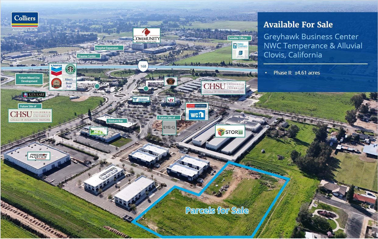 NW Corner Temperance & Alluvial Ave, Clovis, CA en venta Foto del edificio- Imagen 1 de 3