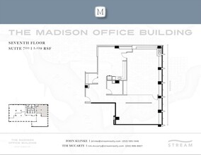 1155 15th St NW, Washington, DC en alquiler Plano de la planta- Imagen 1 de 1