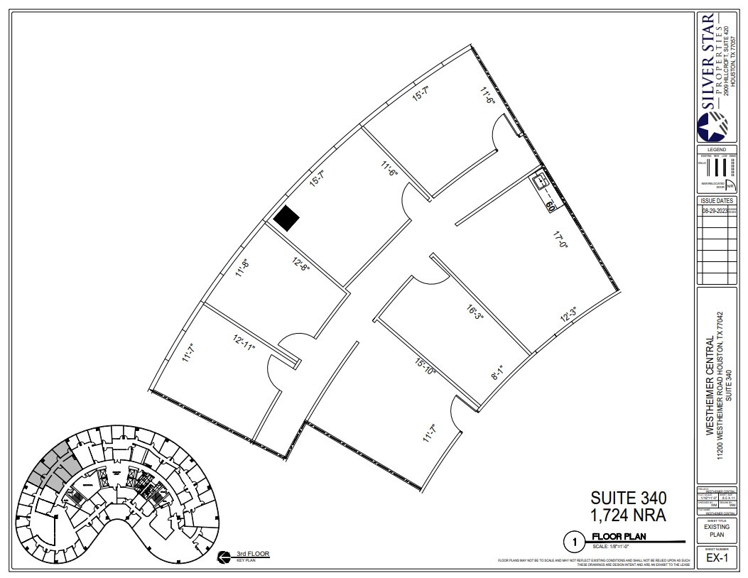 11200 Westheimer Rd, Houston, TX en venta Plano de la planta- Imagen 1 de 1