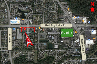 5285 Red Bug Lake Rd, Winter Springs, FL - VISTA AÉREA  vista de mapa - Image1