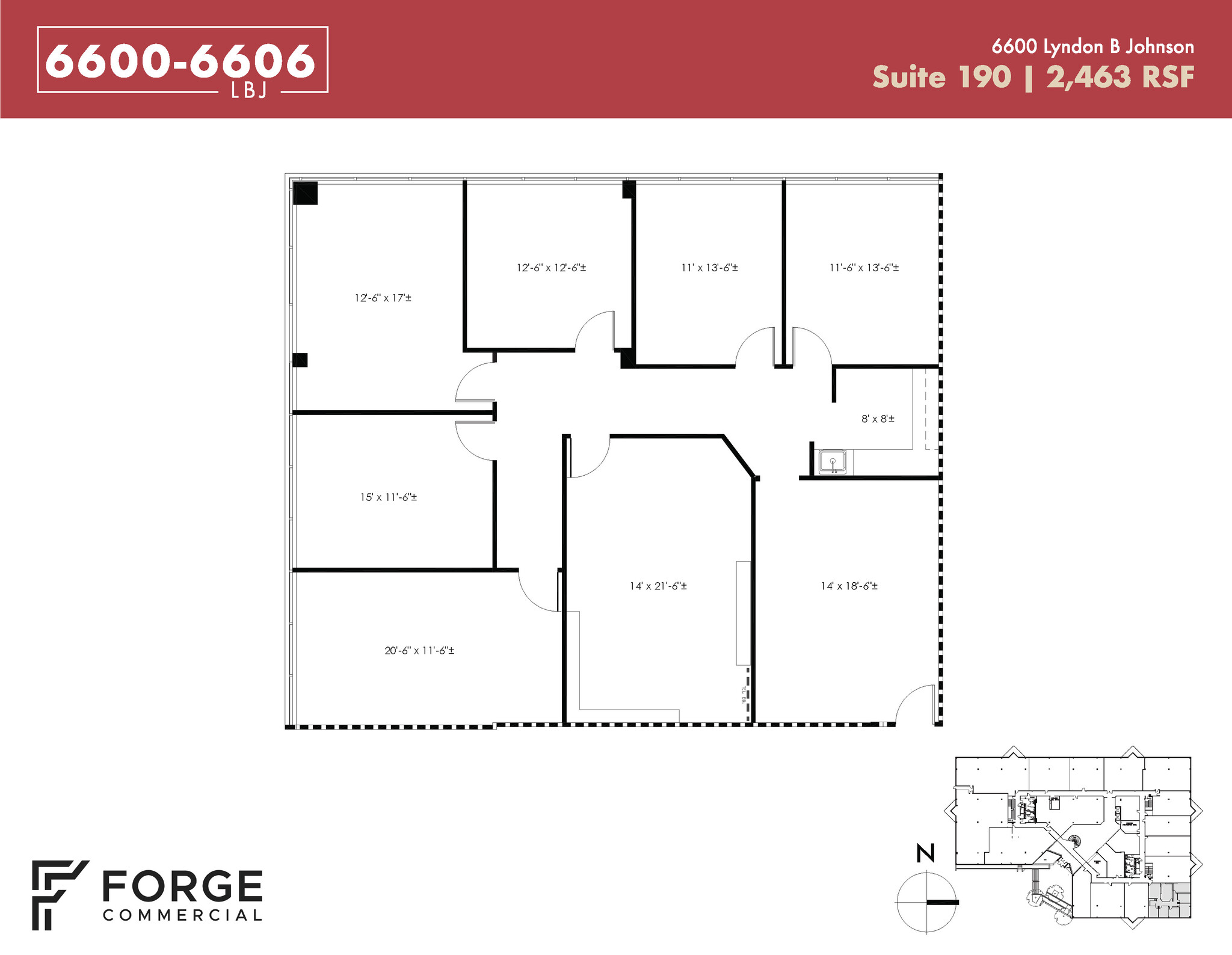 6600 Lyndon B Johnson Fwy, Dallas, TX en alquiler Plano de la planta- Imagen 1 de 2