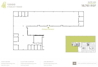 12000 Findley Rd, Johns Creek, GA en alquiler Plano de la planta- Imagen 1 de 1