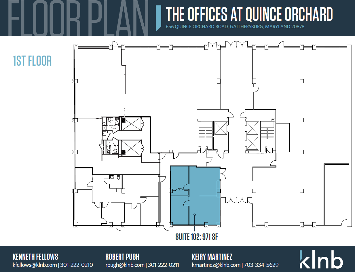 656 Quince Orchard Rd, Gaithersburg, MD en alquiler Plano de la planta- Imagen 1 de 1