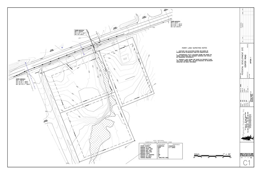 211 Center Rd, Fairfield, ME en alquiler - Plano del sitio - Imagen 2 de 2