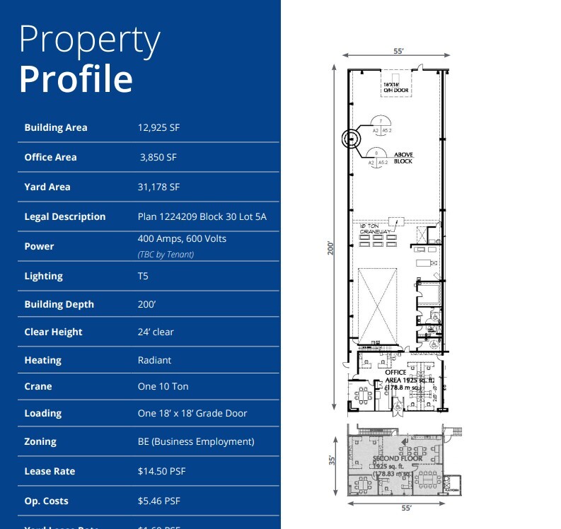 3712-3718 Roper Rd NW, Edmonton, AB en alquiler Plano de la planta- Imagen 1 de 1