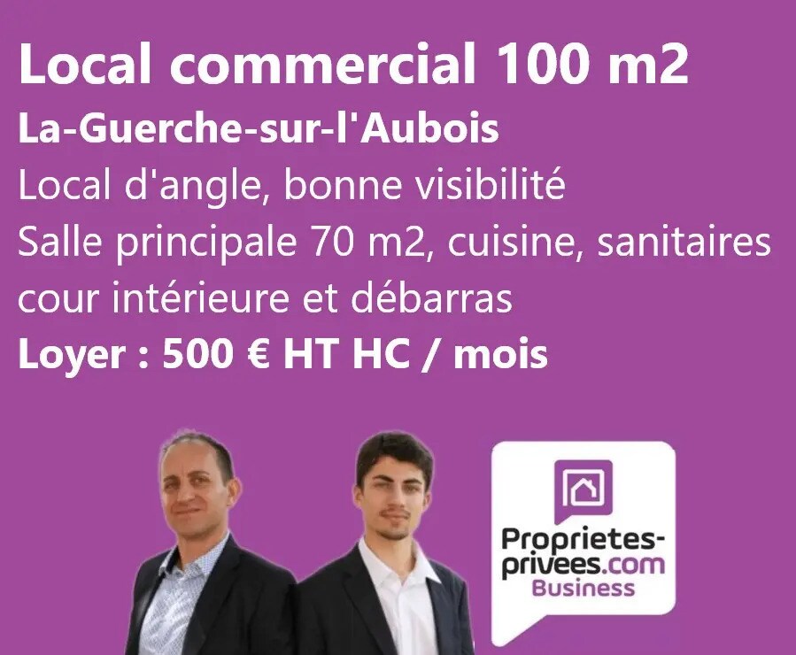 Local en LA GUERCHE-SUR-L'AUBOIS en alquiler Foto del edificio- Imagen 1 de 5