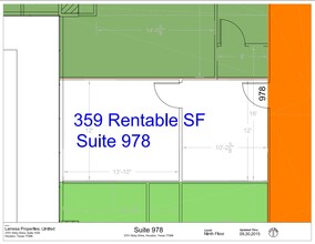 3701-3801 Kirby & 2401 Portsmouth, Houston, TX en alquiler Plano de la planta- Imagen 1 de 1