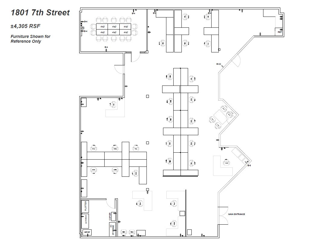 1801 7th St, Sacramento, CA en alquiler Plano de la planta- Imagen 1 de 1