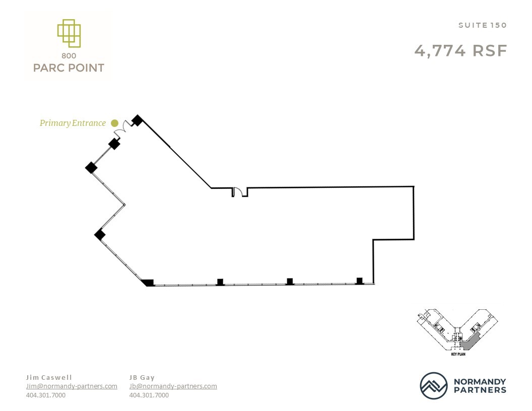 800 Parc Pt, Alpharetta, GA en alquiler Plano de la planta- Imagen 1 de 5