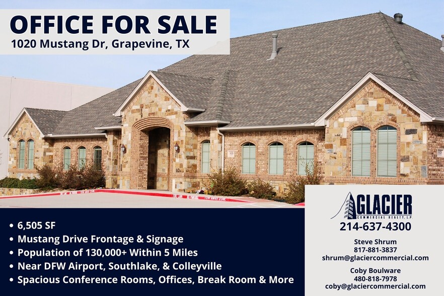 1020 Mustang Dr, Grapevine, TX en venta - Foto del edificio - Imagen 1 de 10