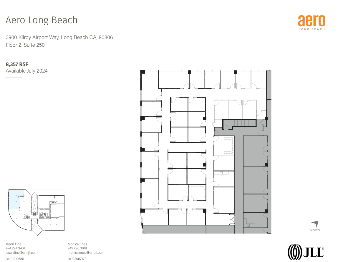 3900 Kilroy Airport Way, Long Beach, CA en alquiler Plano de la planta- Imagen 1 de 1