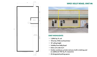 10921 Kelly Rd, Fort Myers, FL en alquiler Plano de la planta- Imagen 1 de 2