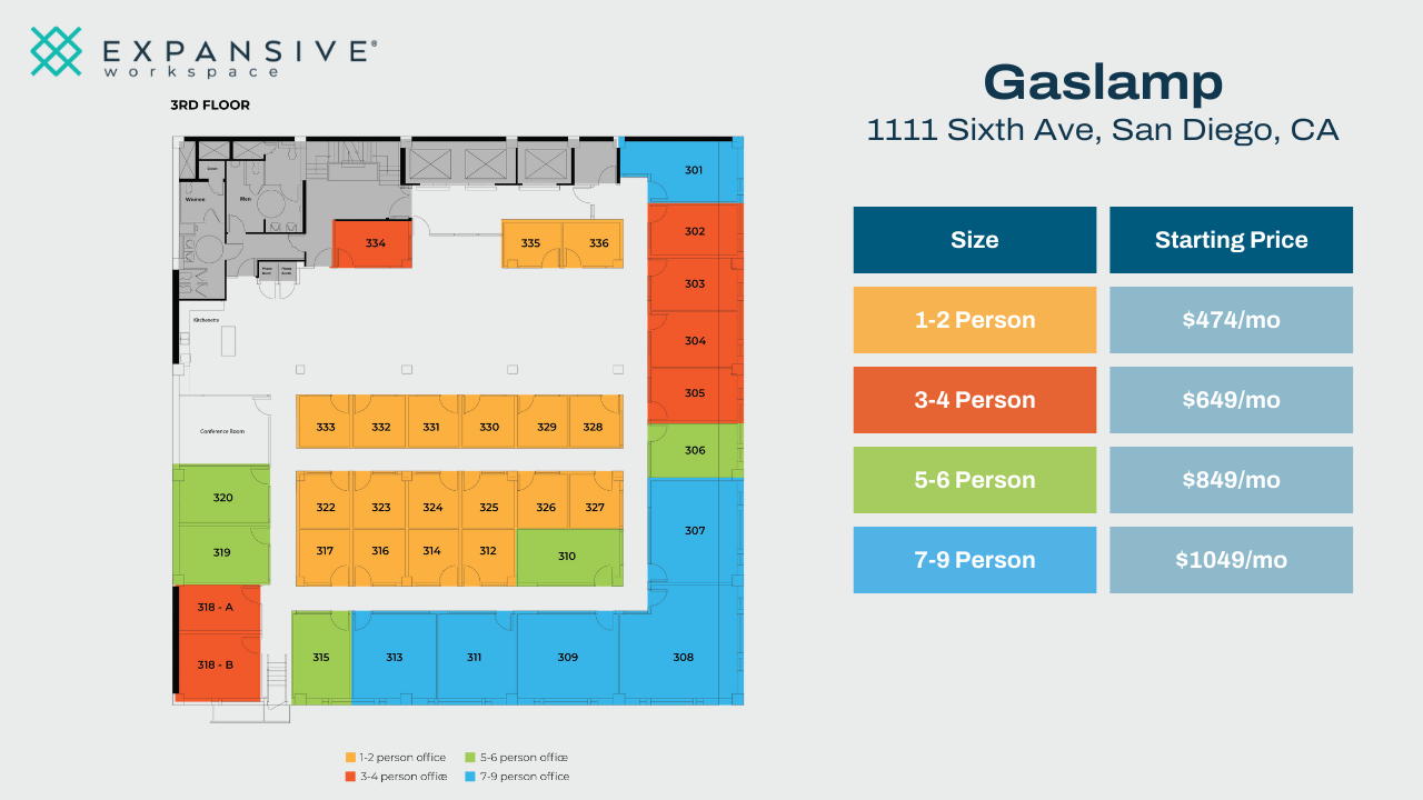 1111 6th Ave, San Diego, CA en alquiler Plano de la planta- Imagen 1 de 4