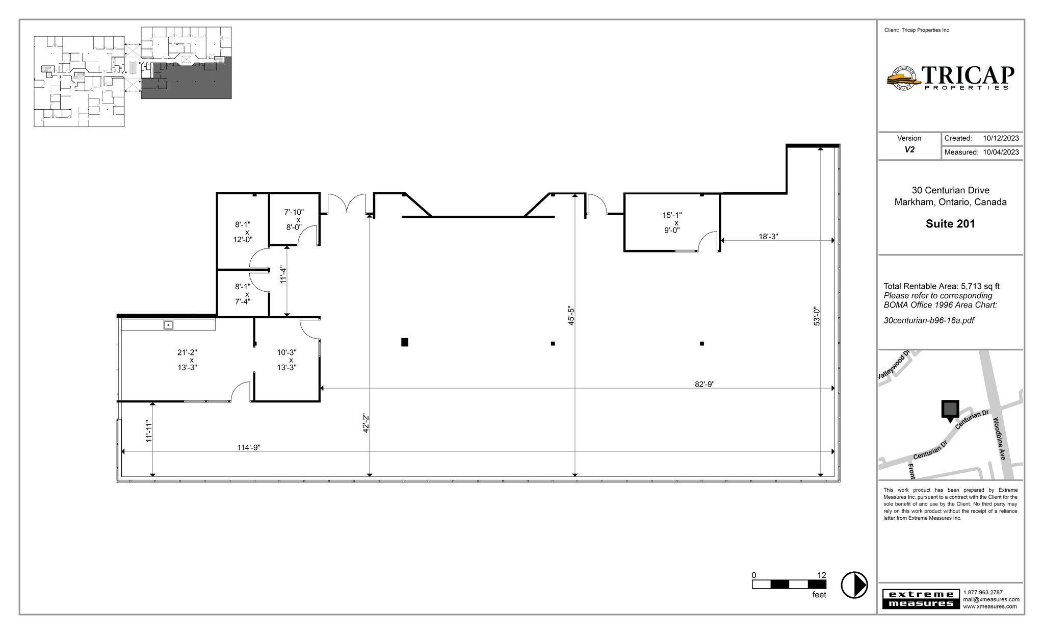 30 Centurian Dr, Markham, ON en alquiler Plano del sitio- Imagen 1 de 1