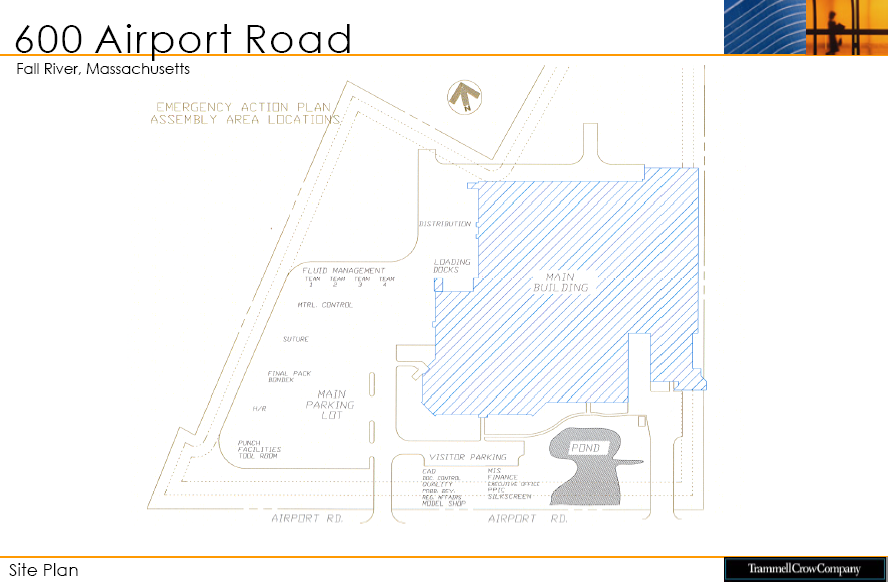 600 Airport Rd, Fall River, MA en alquiler - Plano del sitio - Imagen 3 de 22