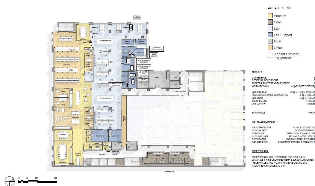 619 W 54th St, New York, NY en alquiler Plano de la planta- Imagen 1 de 1