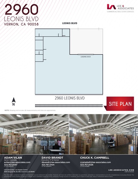 2960 Leonis Blvd, Vernon, CA en alquiler - Plano del sitio - Imagen 1 de 3